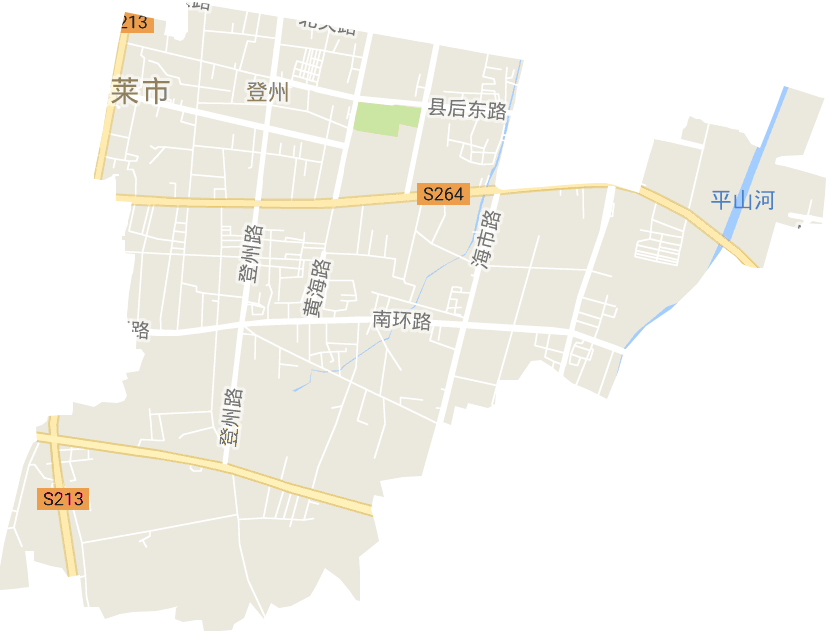 登州街道电子地图