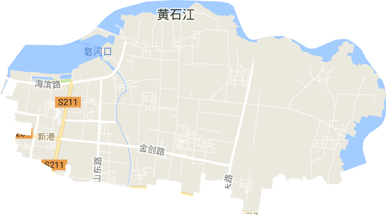 新港街道电子地图