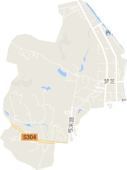 梦芝街道电子地图