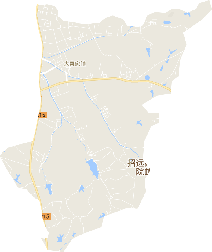 大秦家街道电子地图