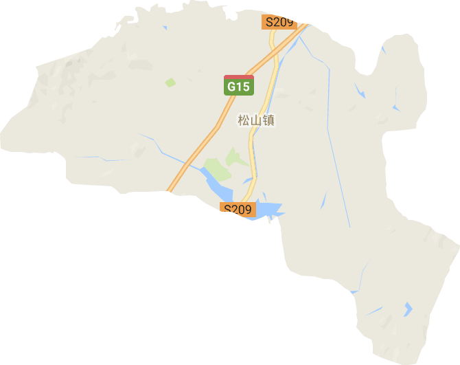 松山街道电子地图