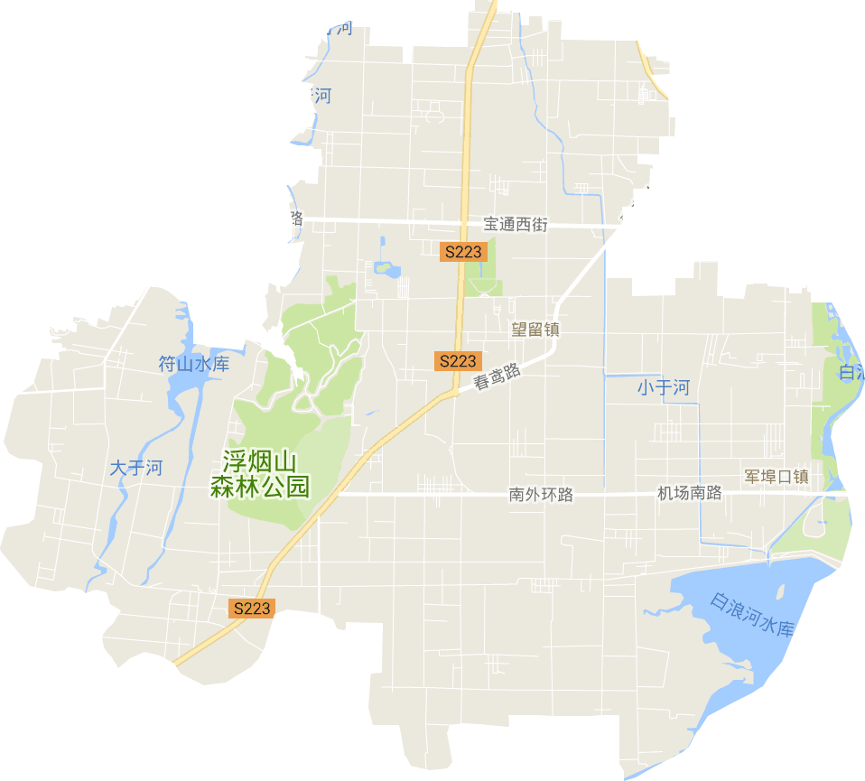 望留街道电子地图