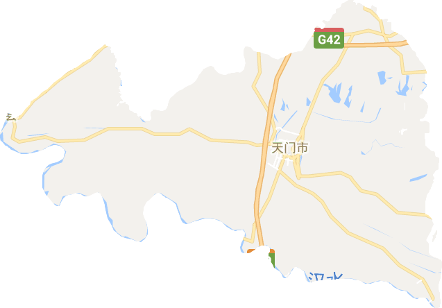 天门市电子地图
