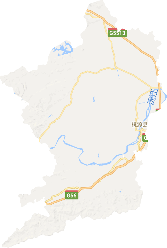 桃源县电子地图
