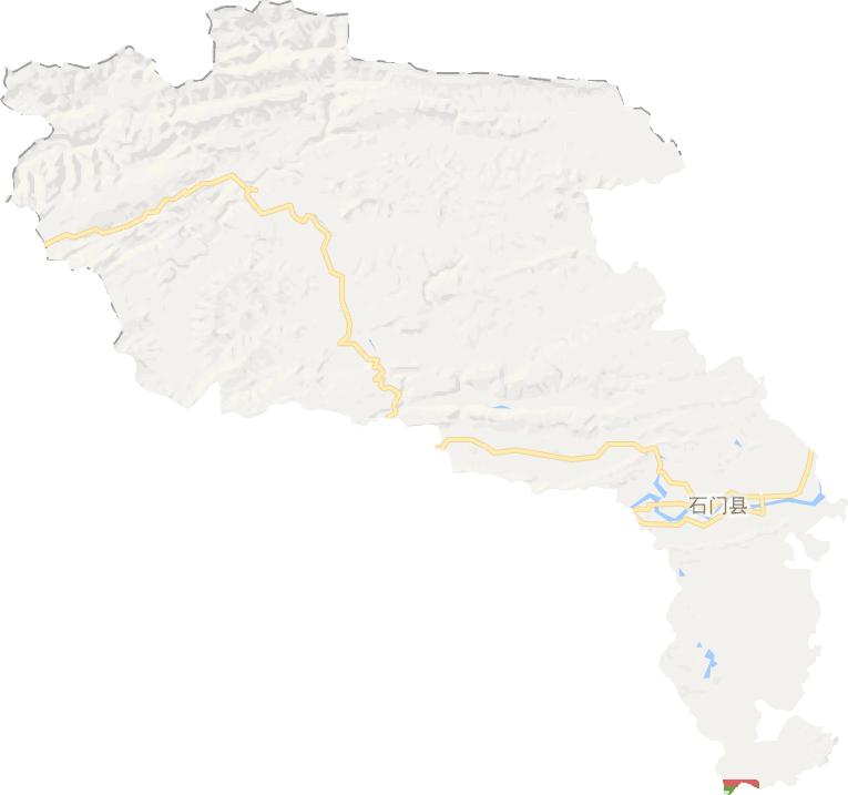 石门县电子地图