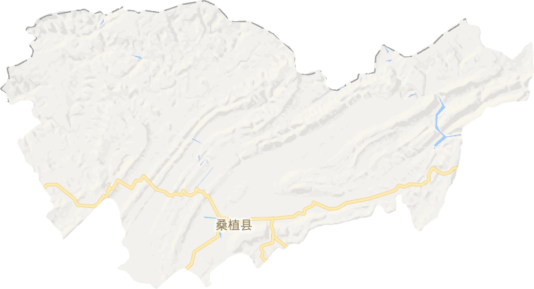 桑植县电子地图