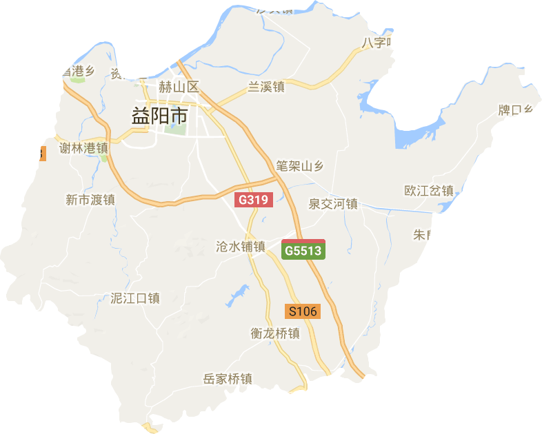 赫山区电子地图