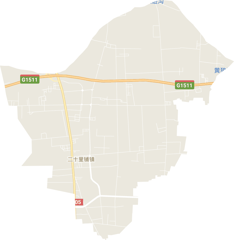 廿里铺街道电子地图