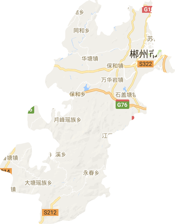 北湖区电子地图