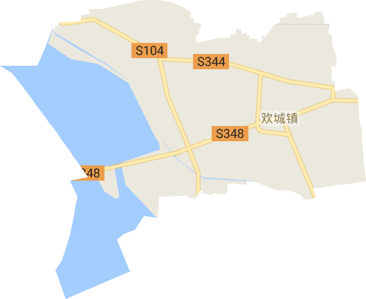 欢城镇电子地图