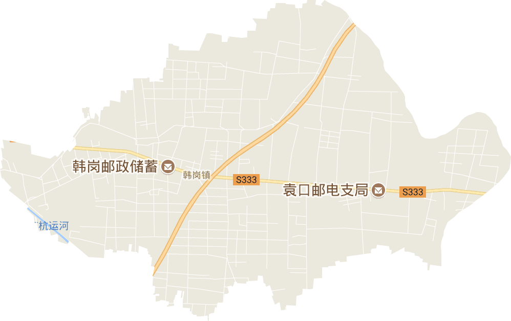 韩岗镇电子地图