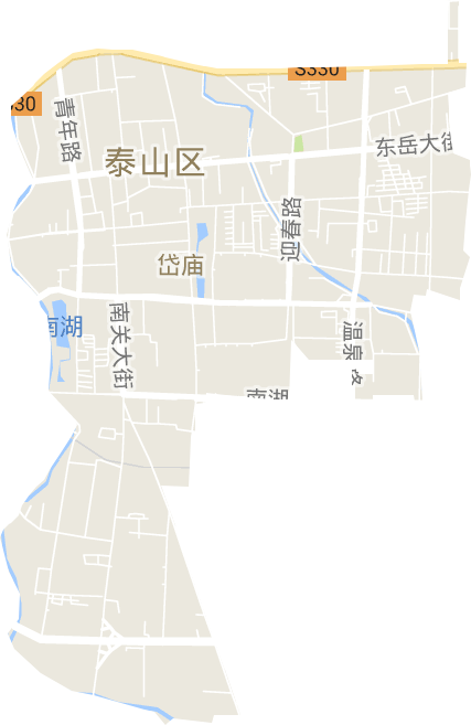 岱庙街道电子地图