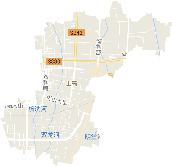 上高街道电子地图