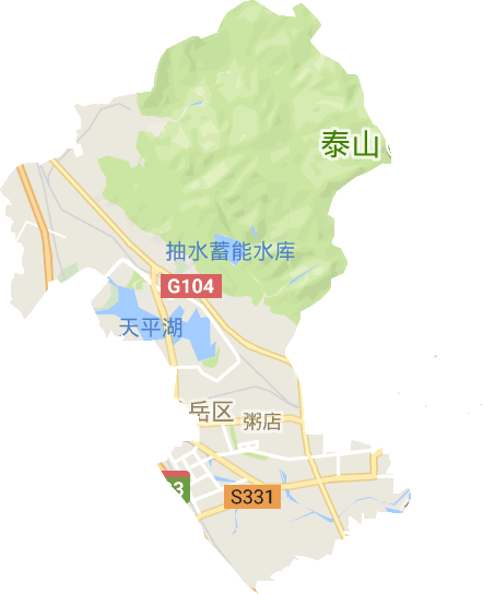 粥店街道电子地图