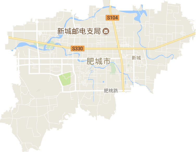 新城街道电子地图