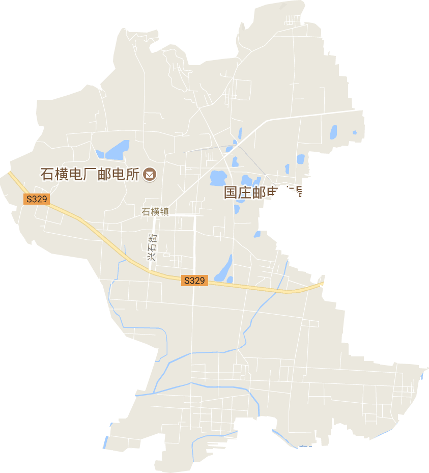 石横镇电子地图