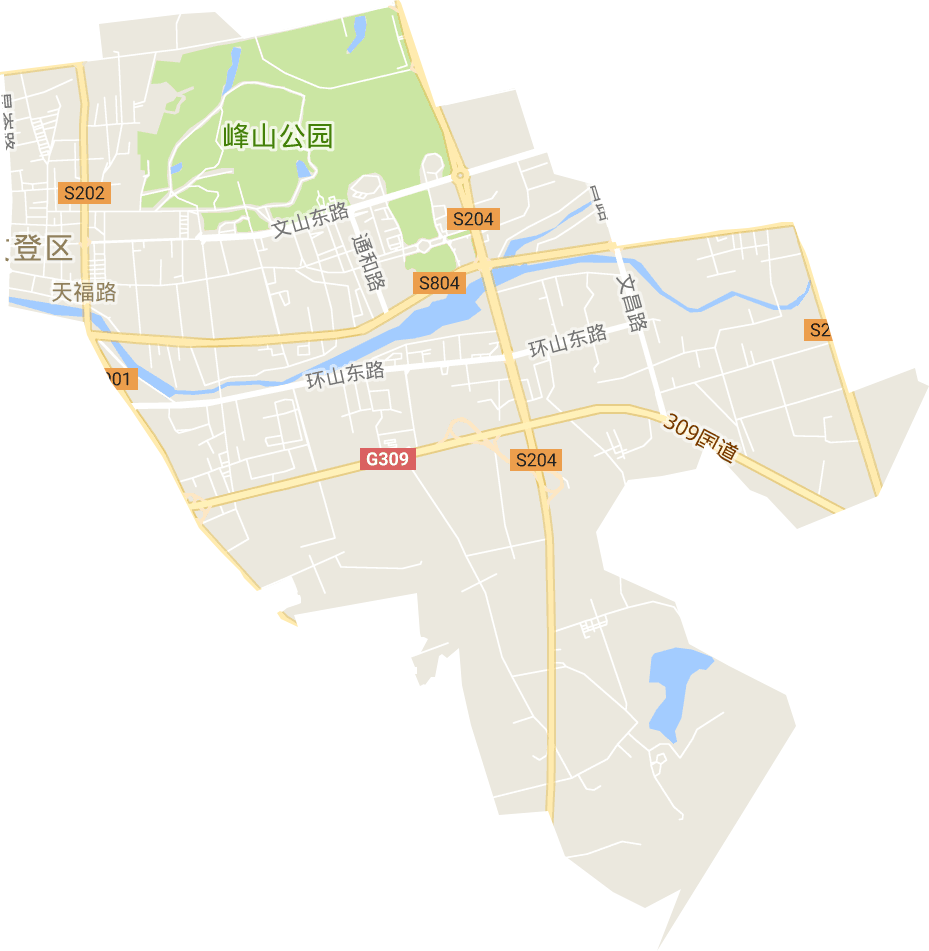 天福路街道电子地图