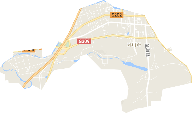 环山路街道电子地图