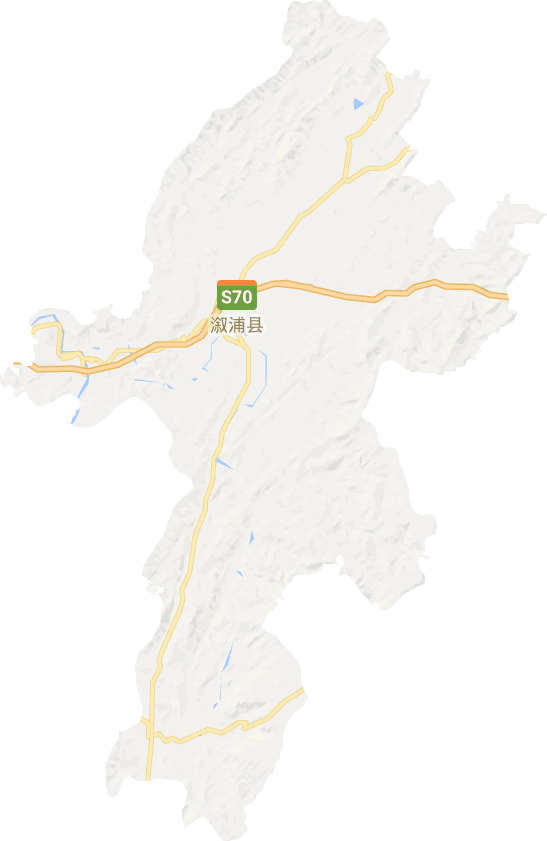 溆浦县电子地图