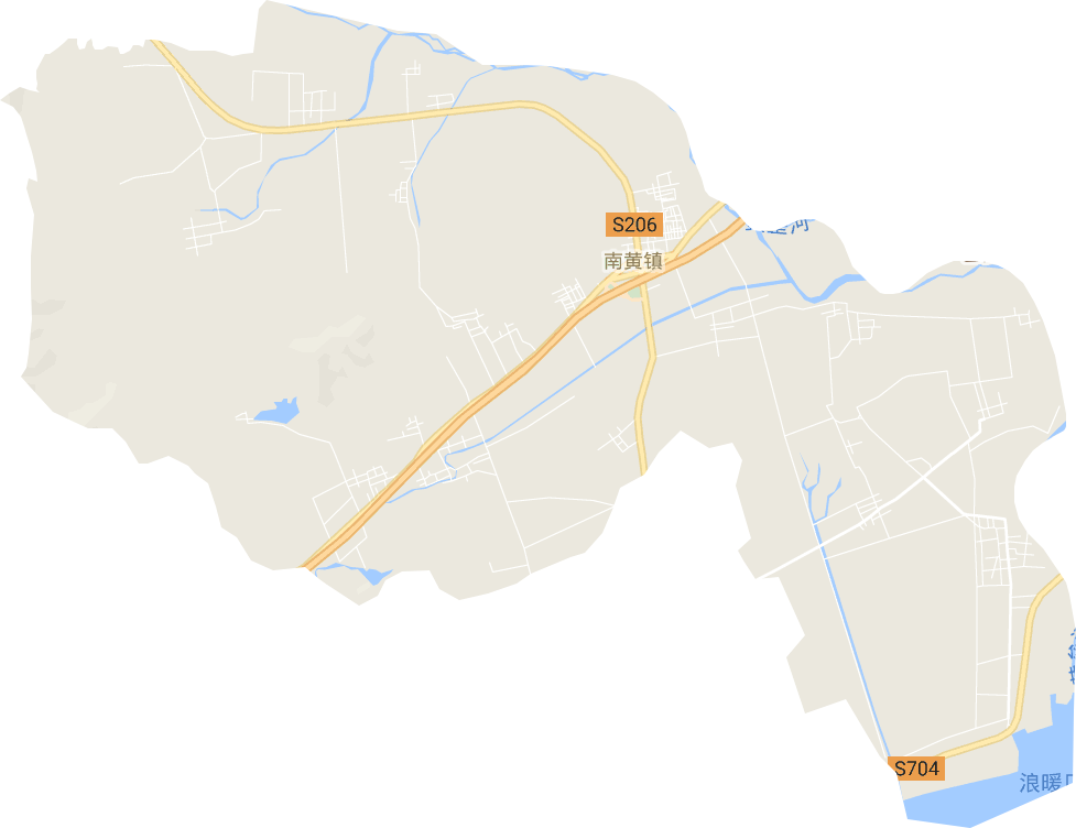 南黄镇电子地图