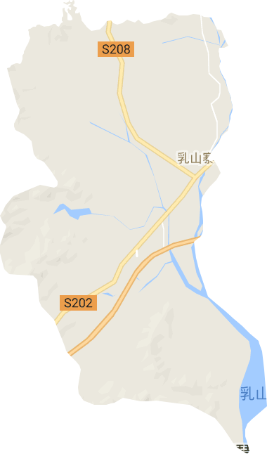 乳山寨镇电子地图