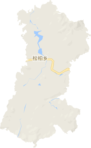 松柏镇电子地图