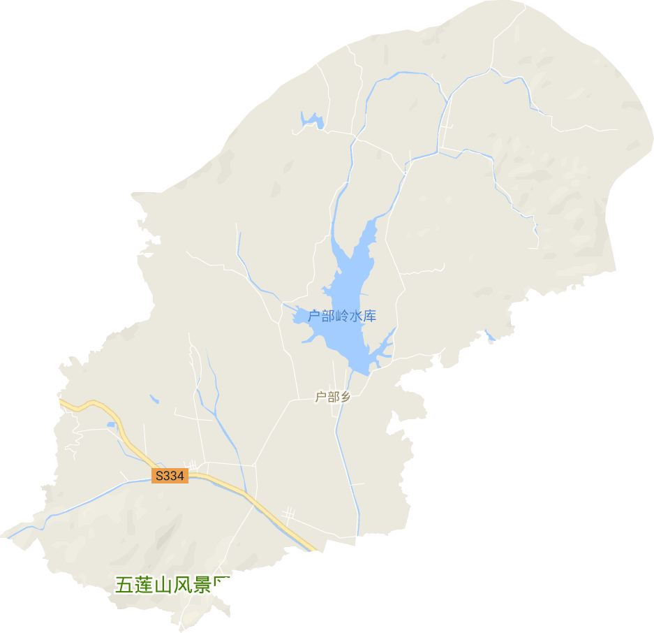 户部乡电子地图