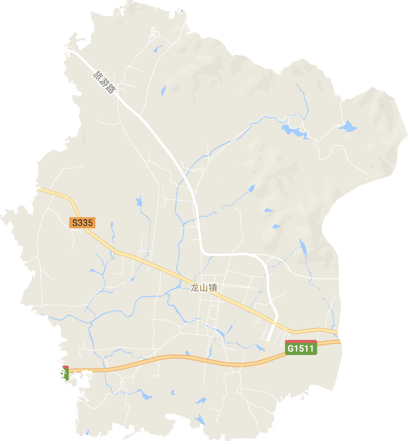 龙山镇电子地图