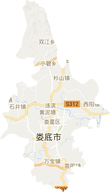 娄星区电子地图