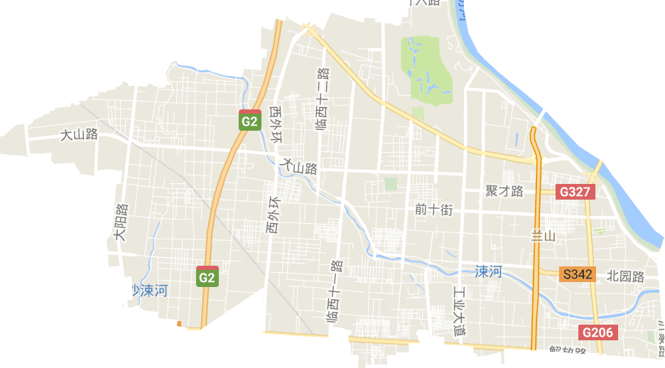 兰山街道电子地图