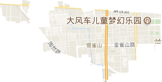 银雀山街道电子地图