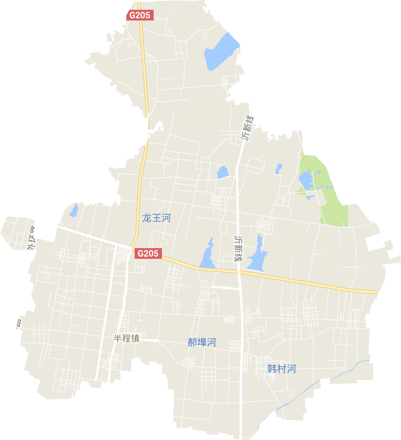 半程镇电子地图