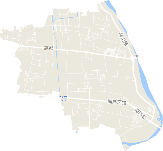 高都街道电子地图