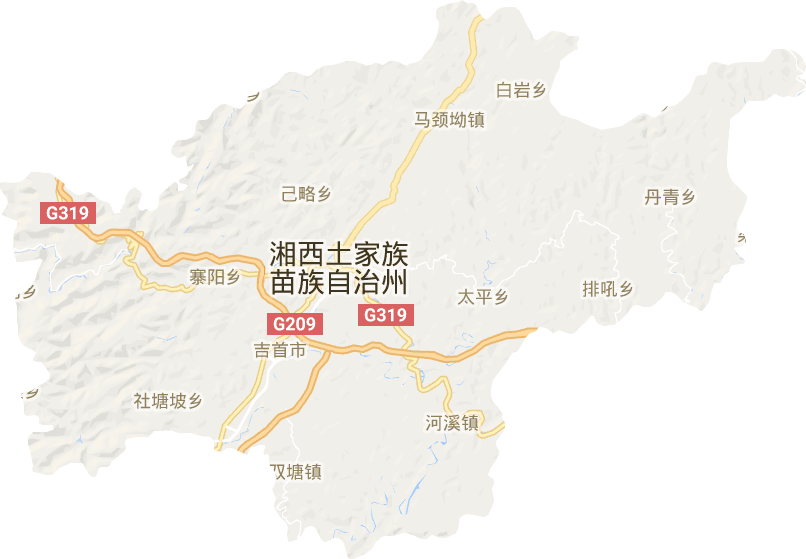 吉首市电子地图