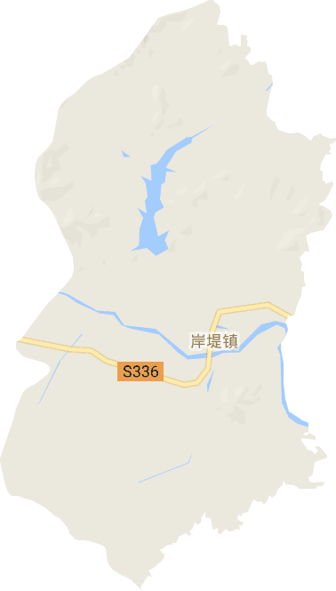 岸堤镇电子地图