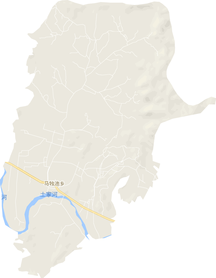 马牧池乡电子地图