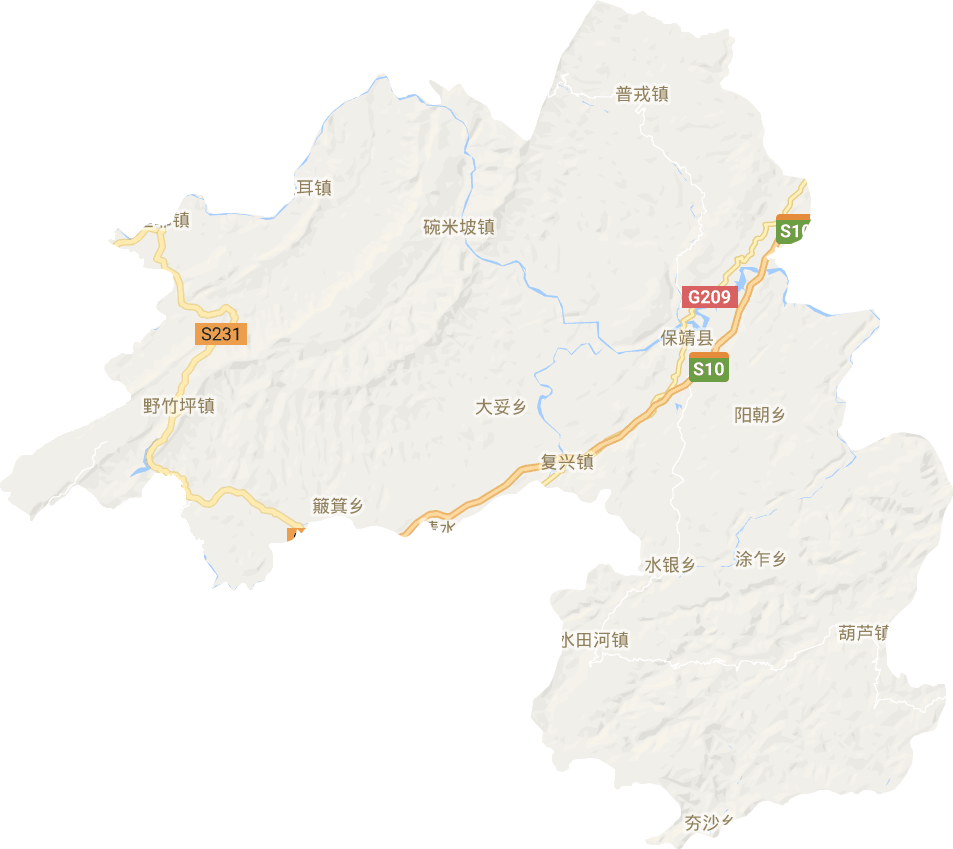 保靖县电子地图