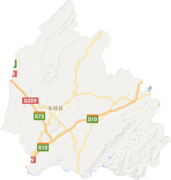 永顺县电子地图