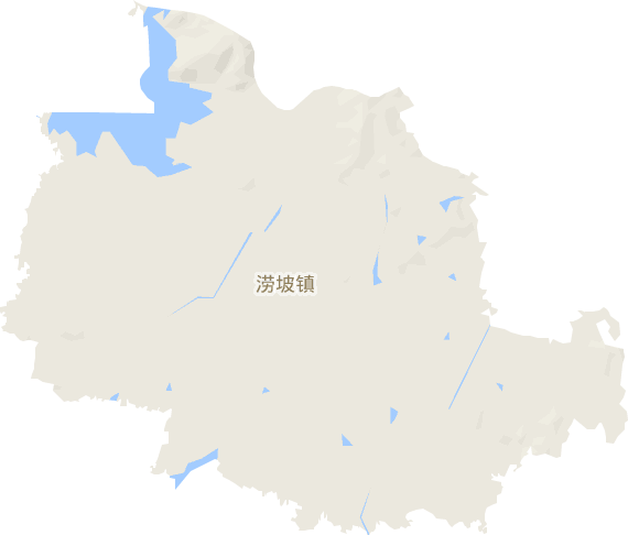 涝坡镇电子地图