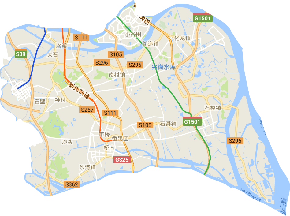 番禺区电子地图