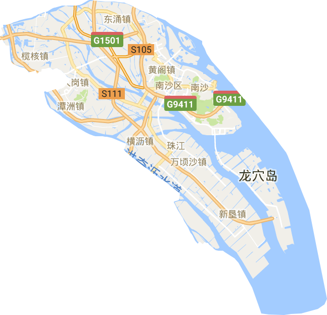 南沙区电子地图