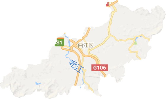 曲江区电子地图