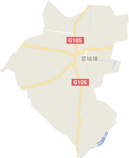 恩城镇电子地图
