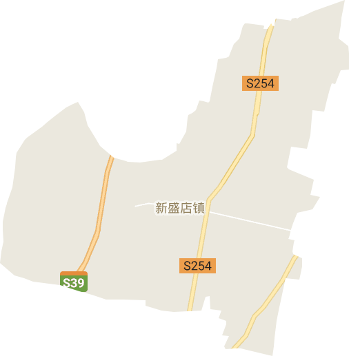 新盛店镇电子地图