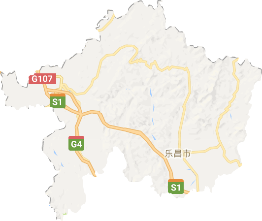 乐昌市电子地图