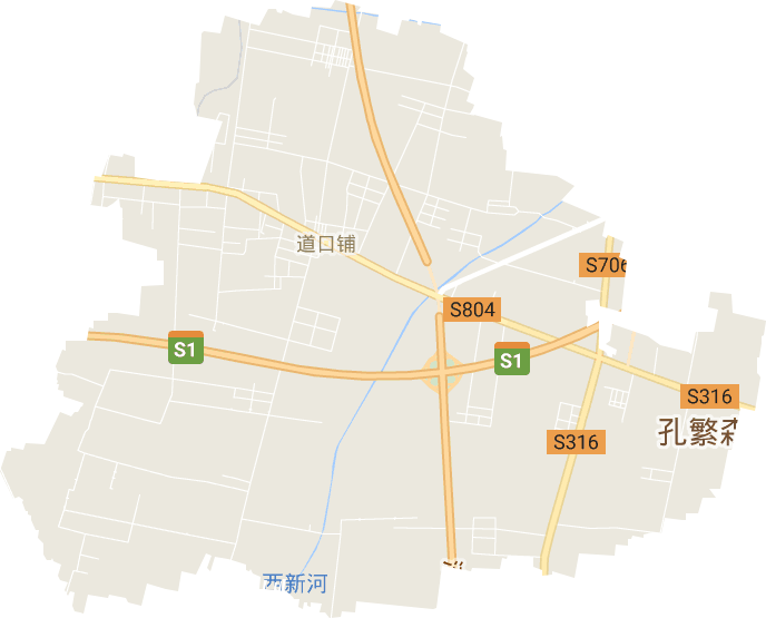 道口铺街道电子地图