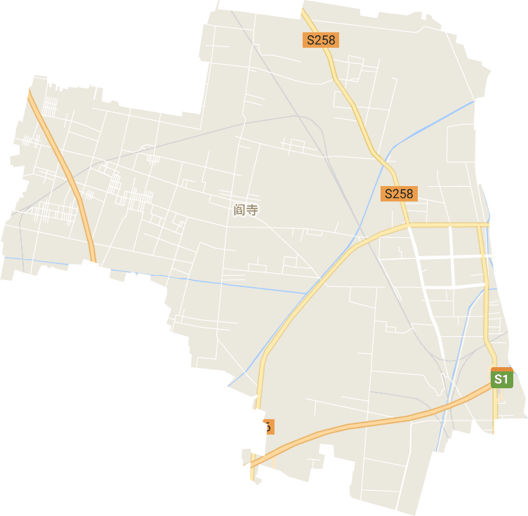 阎寺街道电子地图