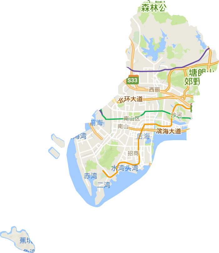 南山区电子地图