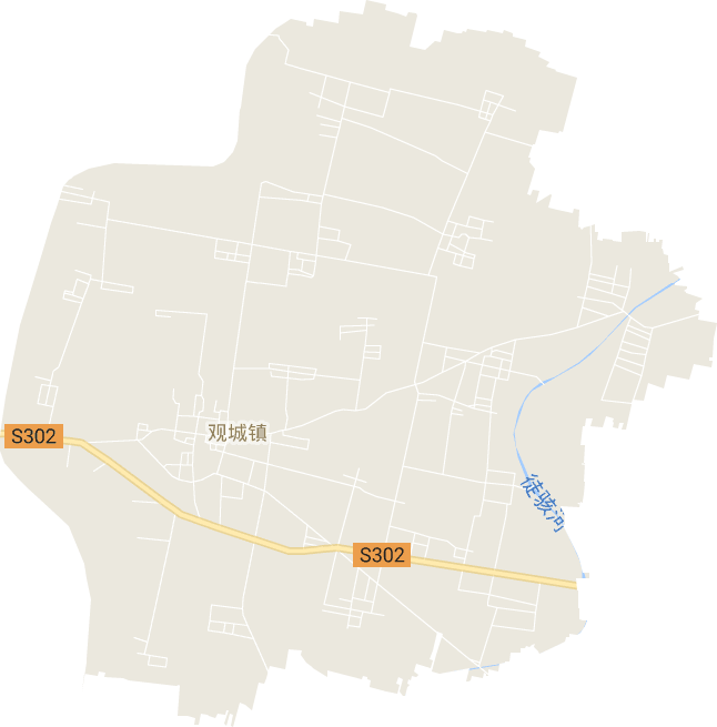 观城镇电子地图
