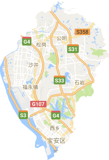 宝安区电子地图